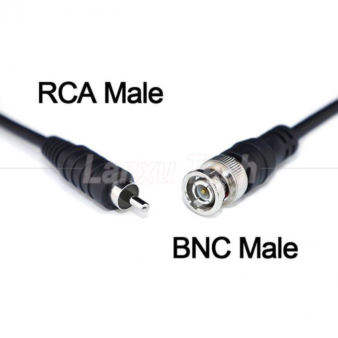 BNC 남성에서 RCA 남성 CCTV 카메라 AV 확장 케이블 1