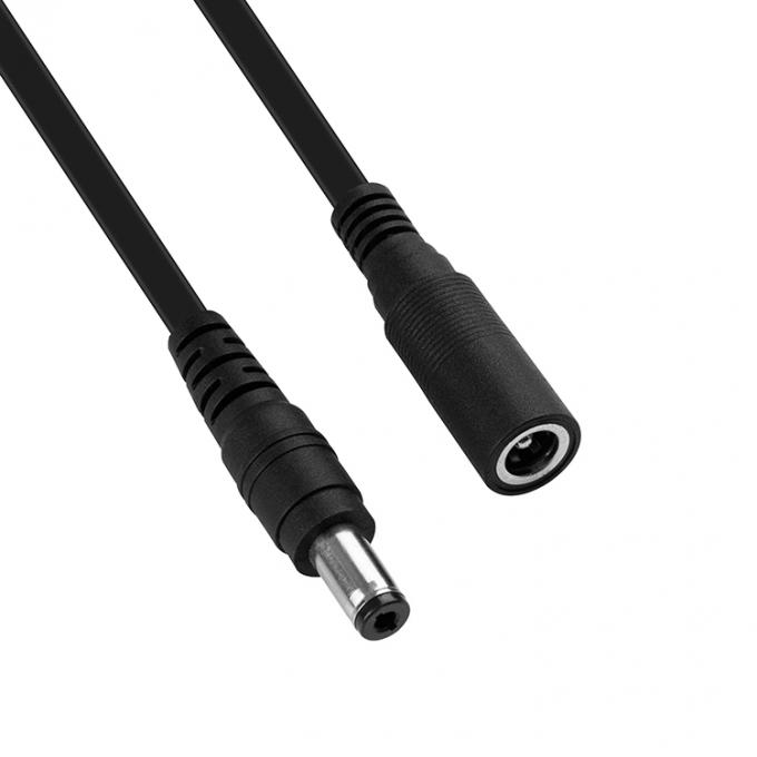 1m 3m 5m 12V 남성에서 남성 여성 평면 DC 5.5x2.1mm 5.5x2.5mm 3.5x1.35mm 배럴 잭 전원 확장 케이블 CCTV 카메라 LED 5