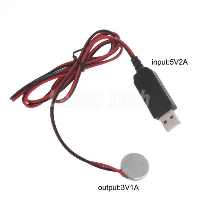 USB 5v에서 3v 출력 배터리 제거기 CR2032 충전 케이블을 교체 1