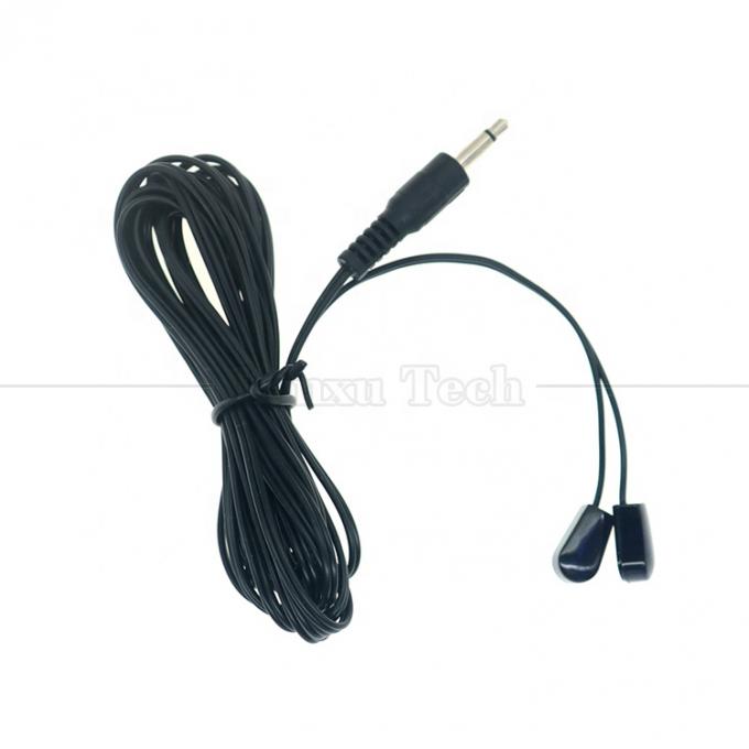3.5mm 잭 오디오 잭 적외선 IR 수신기 발사기 송신기 반복기 확장 케이블 케이블 박스 DVR TV STB 1