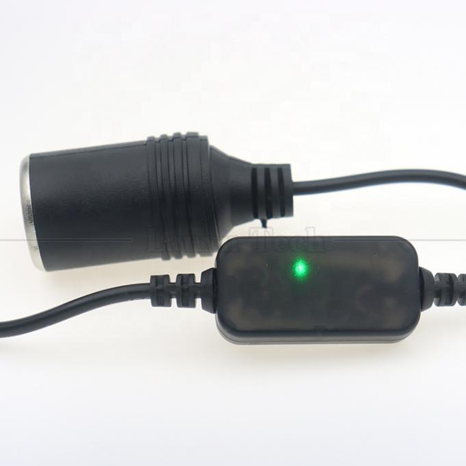 충전기를 설정 USB A 남성 5V에서 12V 자동차 담배 라이터 소켓 여성 변환 케이블 4