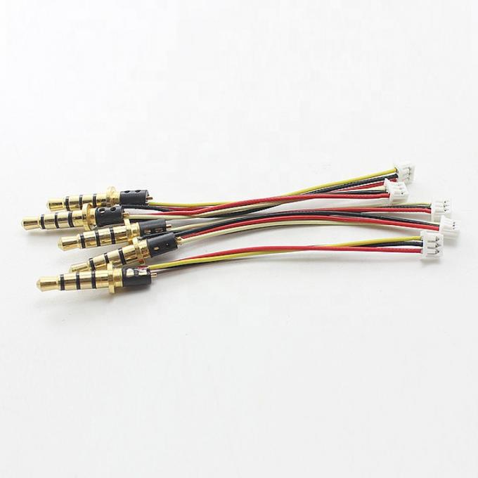 커스텀 3.5mm TRRS 오디오 잭 3 핀 모렉스 1.25mm 피치 커넥터 와이어 케이블 3