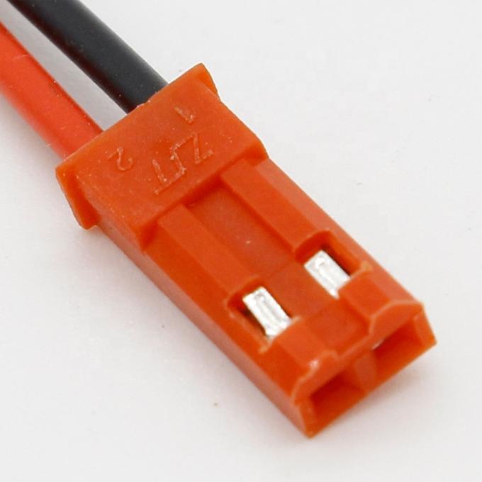 22AWG 남성 여성 JST SYP 2 PIN 연결 케이블 라이트 레드 램프 스트립 RC 장난감 헬리콥터 4