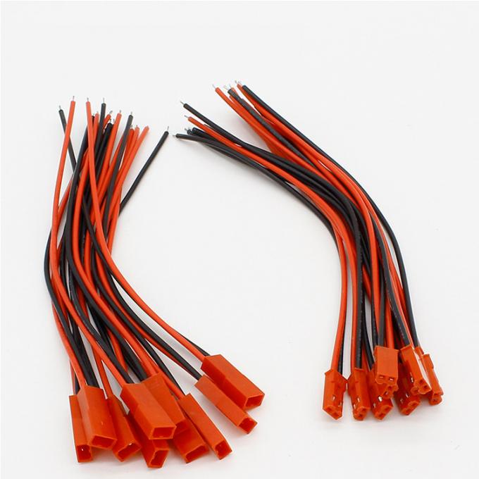 22AWG 남성 여성 JST SYP 2 PIN 연결 케이블 라이트 레드 램프 스트립 RC 장난감 헬리콥터 6