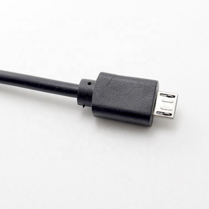 커스텀 10cm 30cm 0.5m 1m 마이크로 B 5P에서 2P JST XH 2.54mm 커넥터 와이어 케이블 3