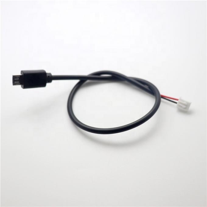 커스텀 10cm 30cm 0.5m 1m 마이크로 B 5P에서 2P JST XH 2.54mm 커넥터 와이어 케이블 5