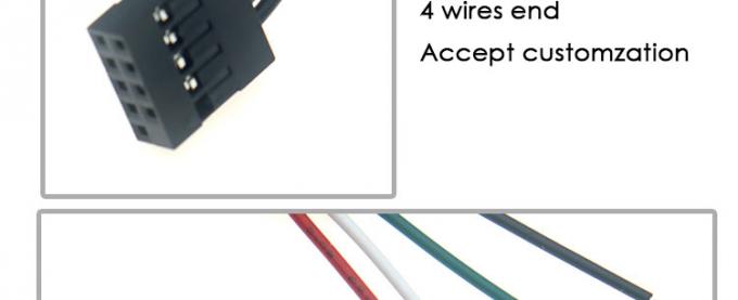 OEM 2.54mm Pitch 9 PIN 헤더 듀폰 커넥터 와이어 하번 케이블 4