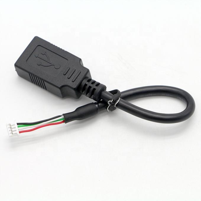 OEM 어셈블리 USB A 여성으로 JST 2 3 핀 PH XH 1.0mm 1.5mm 2mm 커넥터 피치 케이블 4