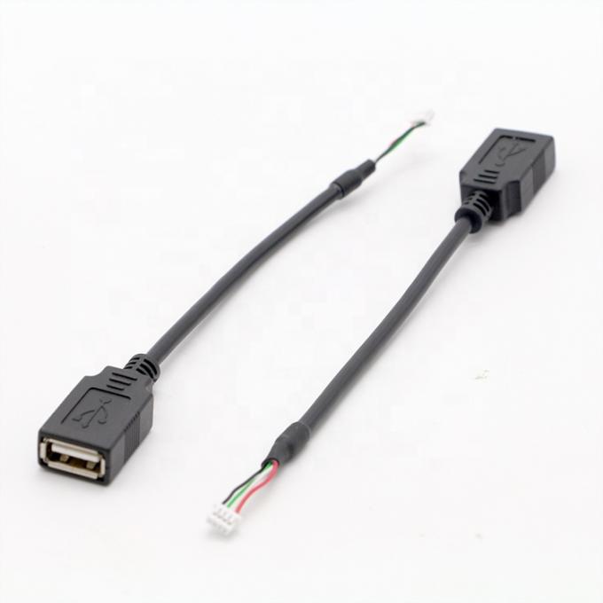 OEM 어셈블리 USB A 여성으로 JST 2 3 핀 PH XH 1.0mm 1.5mm 2mm 커넥터 피치 케이블 5
