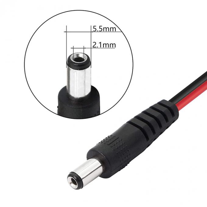 2.1mmx5.5mm 12V DC 남성 잭에서 악어 클립 전력 케이블 커넥터 CCTV 보안 카메라 조명 2