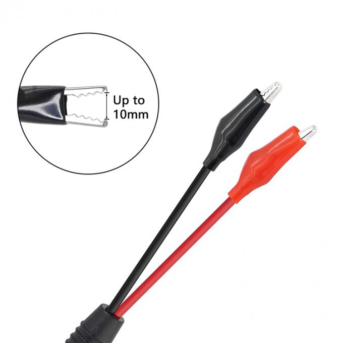 2.1mmx5.5mm 12V DC 남성 잭에서 악어 클립 전력 케이블 커넥터 CCTV 보안 카메라 조명 4
