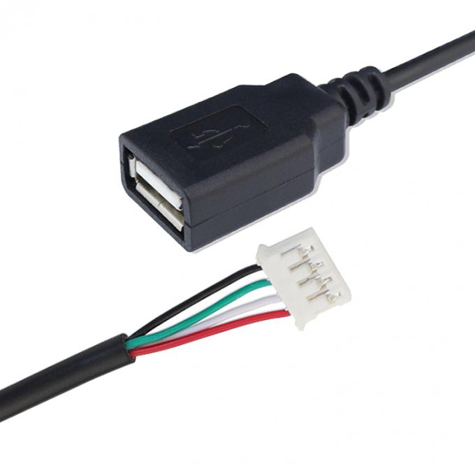 사용자 정의 USB 2.0 A 여성 JST PH 2.0 어셈블리 케이블 와이어 허니 3