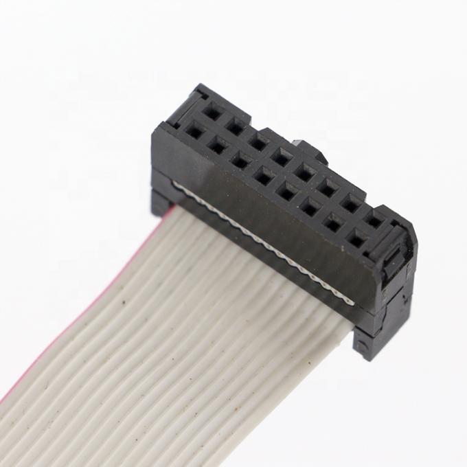 10PIN 20PIN 40IN 여성으로 여성 소켓 2.54mm 평면 IDC 리본 케이블 2