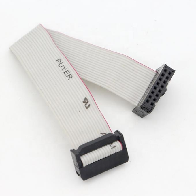 10PIN 20PIN 40IN 여성으로 여성 소켓 2.54mm 평면 IDC 리본 케이블 4