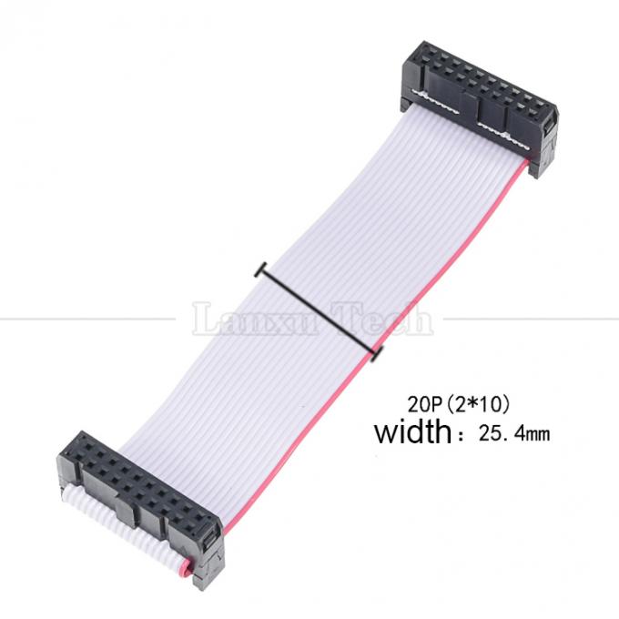 커스터마이징 4에서 80 10 16 18 20 30 40 50 60 64 PIN 1.27mm Pitch FCC IDC 2.54mm 커넥터 평면 리본 케이블 5