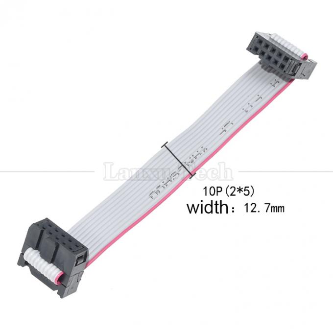 6 8 10 12 14 16 18 20 24 26 30 32 34 40 50 60 64 PIN 1.27mm Pitch IDC 2.54mm 2.0mm 커넥터 회색 평면 리본 와이어 케이블 7