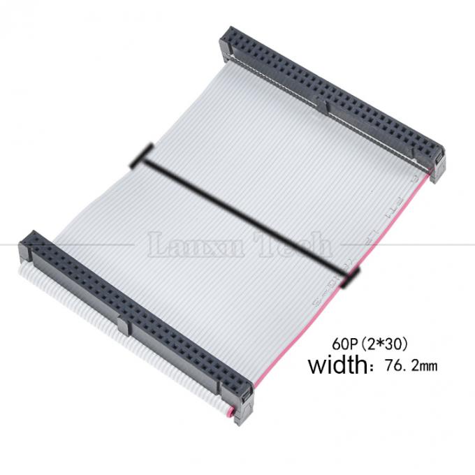 커스터마이징 4에서 80 10 16 18 20 30 40 50 60 64 PIN 1.27mm Pitch FCC IDC 2.54mm 커넥터 평면 리본 케이블 9