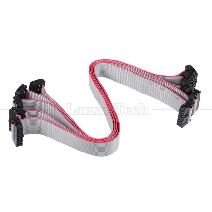 6 8 10 12 14 16 18 20 24 26 30 32 34 40 50 60 64 PIN 1.27mm Pitch IDC 2.54mm 2.0mm 커넥터 회색 평면 리본 와이어 케이블 13