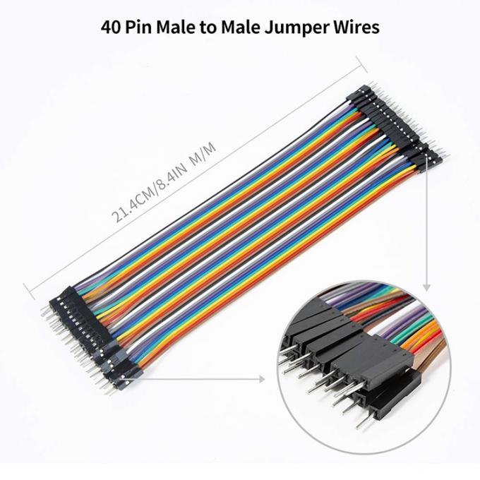 40 PIN 남성에서 여성으로 듀폰 커넥터 브로드보드 점퍼 와이어 GPIO 케이블 아두이노 9