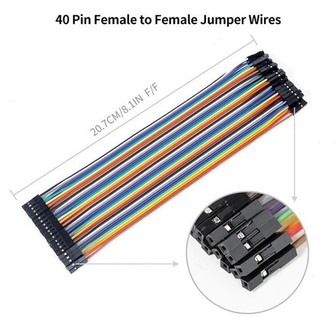 40 PIN 남성에서 여성으로 듀폰 커넥터 브로드보드 점퍼 와이어 GPIO 케이블 아두이노 8