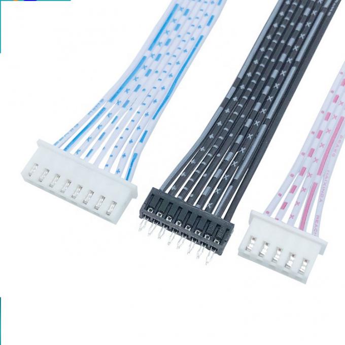 커스텀 2 3 4 5 6 7 8 핀 JST XH 2.54mm 피치 커넥터 평면 리본 케이블 2