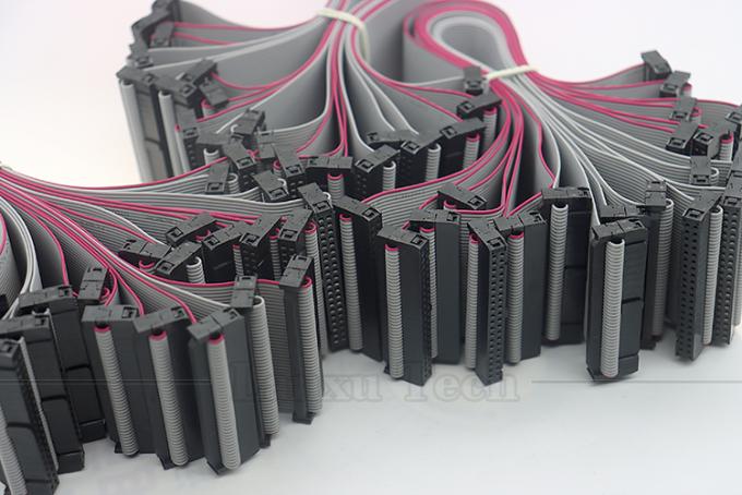 6 8 10 12 14 16 18 20 24 26 30 32 34 40 50 60 64 PIN 1.27mm Pitch IDC 2.54mm 2.0mm 커넥터 회색 평면 리본 와이어 케이블 2