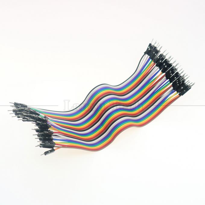 40 PIN 남성에서 남성 2.54mm 듀폰 브레드보드 GPIO 라즈베리 파이 점퍼 와이어 5