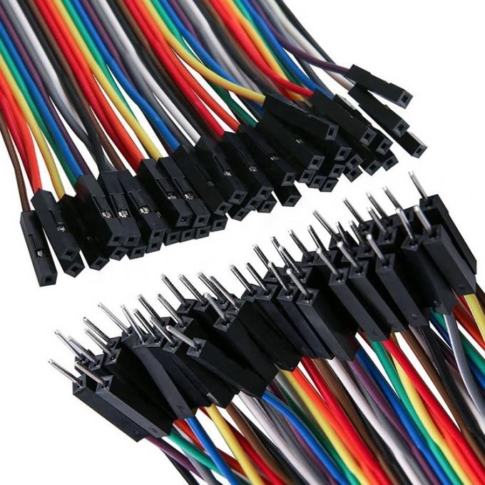 40 PIN 남성에서 여성으로 듀폰 커넥터 브로드보드 점퍼 와이어 GPIO 케이블 아두이노 7