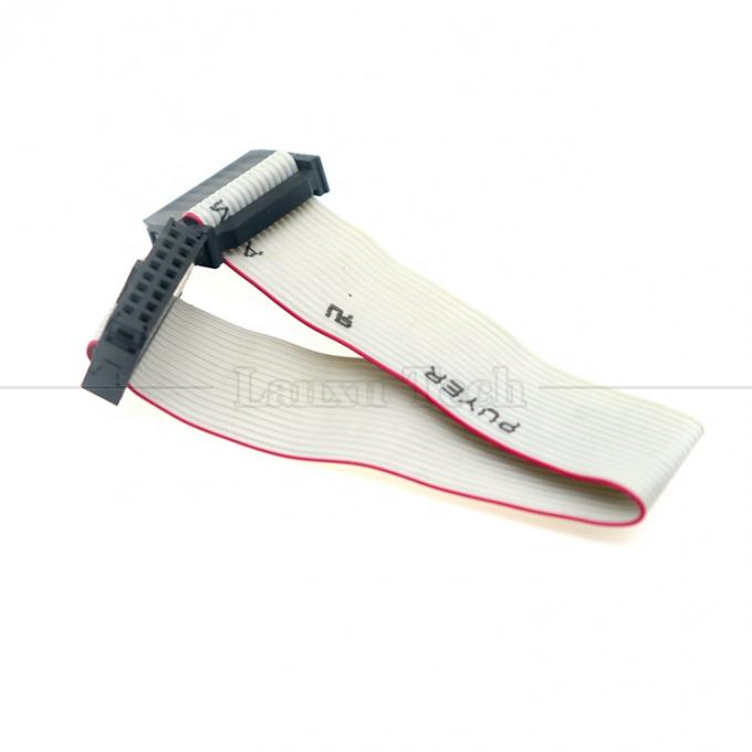 IDC 2.54mm 커넥터 8 10 12 14 16 18 20 30 40 50 60 PIN 1.27mm 피치 그레이 평면 리본 케이블 7
