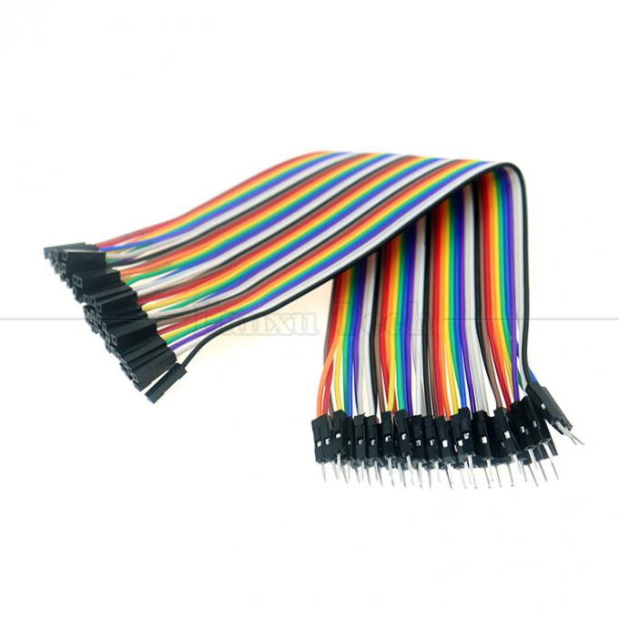 20cm 40 PIN 남성에서 여성으로 듀폰 브레드보드 GPIO 라즈베리 파이 점퍼 와이어 케이블 2