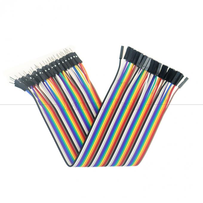 20cm 40 PIN 남성에서 여성으로 듀폰 브레드보드 GPIO 라즈베리 파이 점퍼 와이어 케이블 1