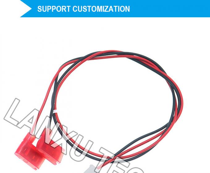 VH 2P 3.96mm 진도 90도 각 6.3 스파드 커넥터 조립 케이블 와이어 허니 0