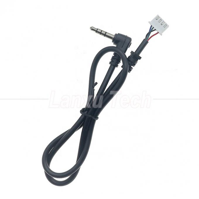 OEM 사용자 정의 90도 각 4극 3.5mm TRRS 오디오 스테레오 잭 JST XH PH SH VH MX 커넥터 케이블 1