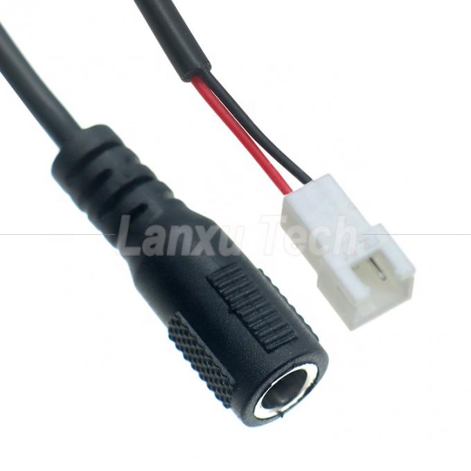 OEM 커스터마이징 DC 여성 5.5x2.1mm 배럴 잭 JST 2 PIN XH 2.54mm 피치 여성 커넥터 해운스 케이블 1