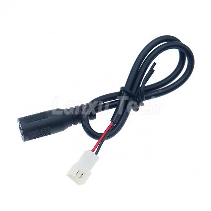 OEM 커스터마이징 DC 여성 5.5x2.1mm 배럴 잭 JST 2 PIN XH 2.54mm 피치 여성 커넥터 해운스 케이블 0