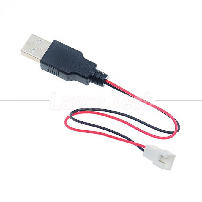USB 타입 A 남성에서 JST XH 2.54 피치 2 핀 여성 소켓 케이블 0