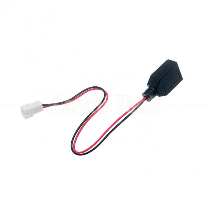 USB 타입 A 여성으로 JST XH 2.54 피치 2 핀 여성 소켓 케이블 4