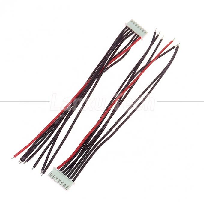 실리콘 와이어 JST XH 2.5mm 2s 3s 4s 5s 6s 7 핀 리포 배터리 밸런스 납 연장 충전 케이블 0
