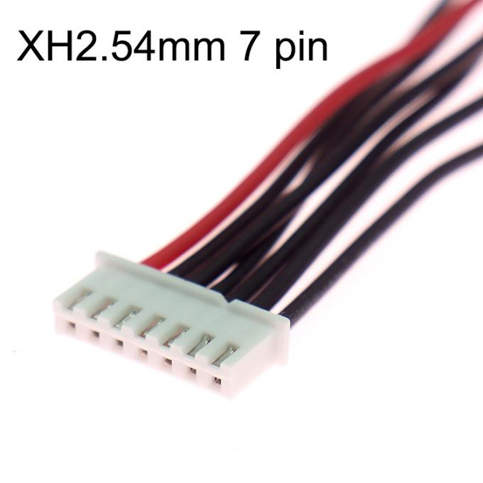 실리콘 와이어 JST XH 2.5mm 2s 3s 4s 5s 6s 7 핀 리포 배터리 밸런스 납 연장 충전 케이블 2