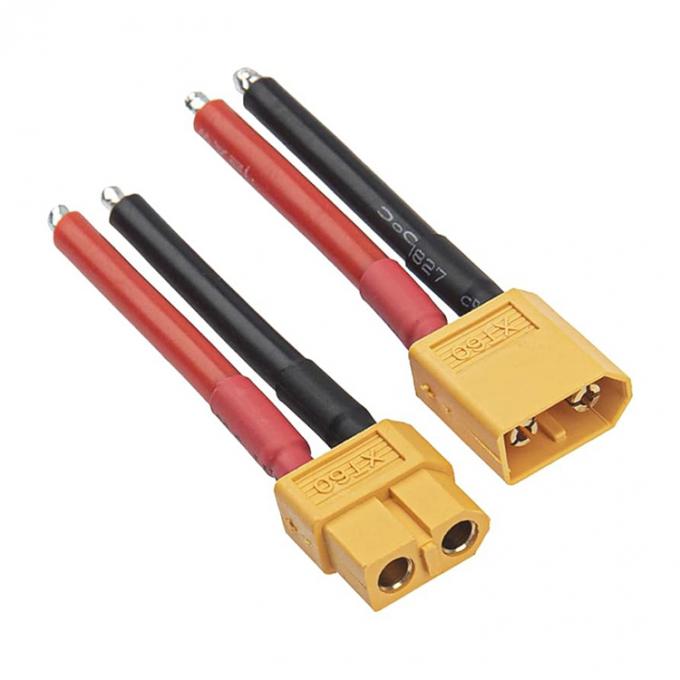 고품질 XT60 남성 여성 플러그 커넥터 12AWG 실리콘 와이어 리드 확장 케이블 RC 리포 배터리 FPV 레이싱 드론 0