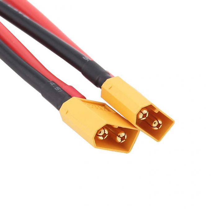 14AWG XT60 남성 플러그 4mm 바나나 커넥터 케이블 RC 리포 배터리 충전 FPV 드론 3