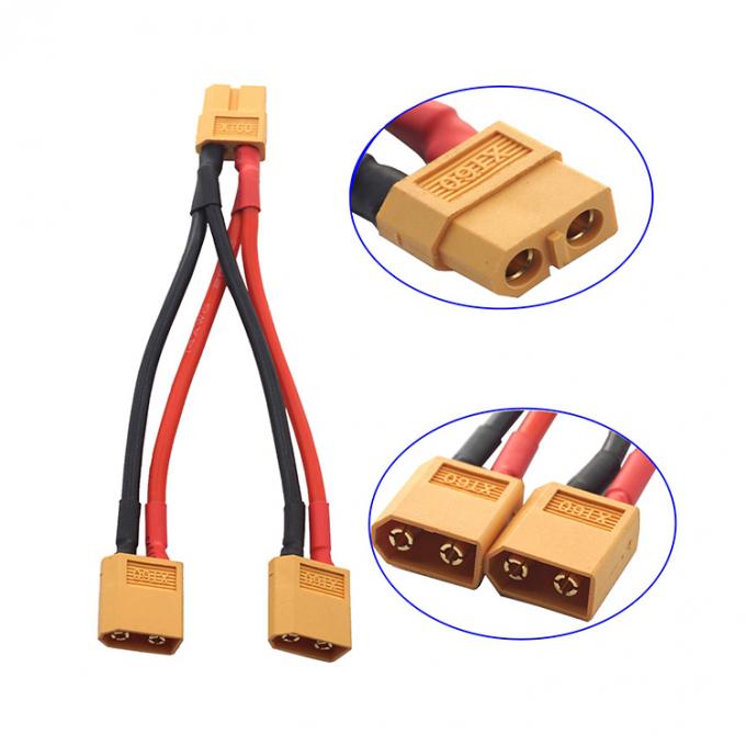 14AWG XT60 1 RC 리포 배터리의 여성에서 남성 Y 스플리터 연장 케이블 1