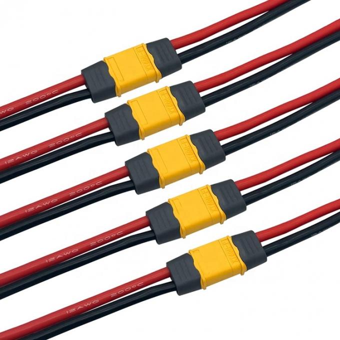 12AWG 100mm 150mm 실리콘 와이어 XT60 XT60H XT60U 커넥터 남성 여성 껍질 하우징 플러그 케이블 배터리 FPV 2