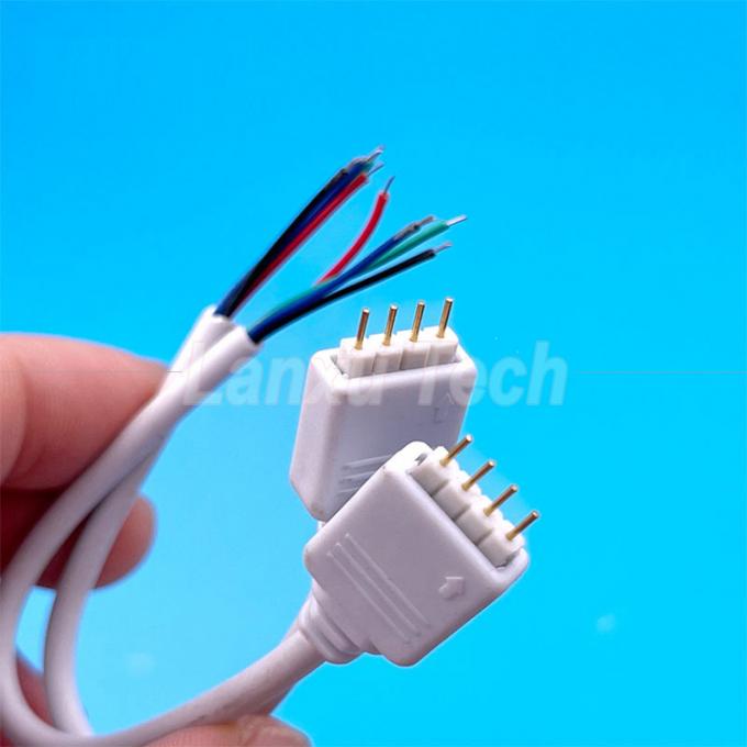 5050 LED 라이트 스트립 RGB 4 PIN 커넥터 케이블 0