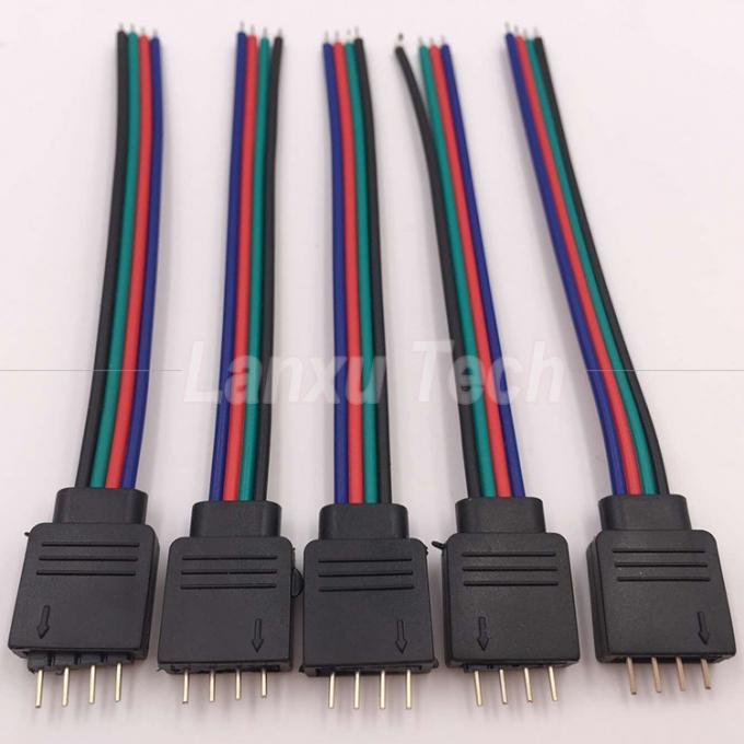 RGB 4 핀 커넥터 5050 LED 스트립 리본 케이블 2