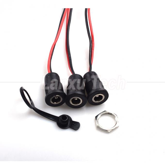 DC 022 5.5x2.1mm 5.5x2.5mm 여성 소켓 스레드 마운트 JST SM 2 핀 연결 케이블 2