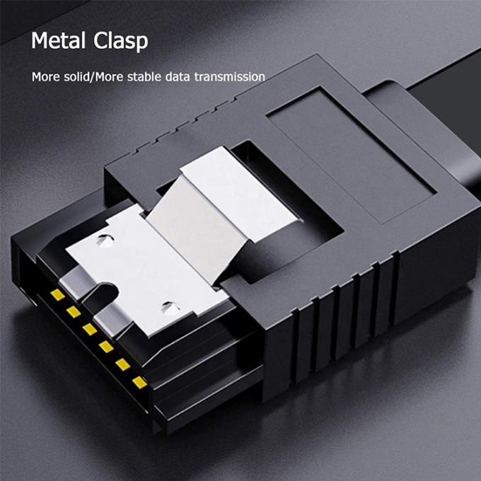고속 6Gbps 데이터 레이트 하드 디스크 HDD SSD를 위한 Sata 전원 케이블 4