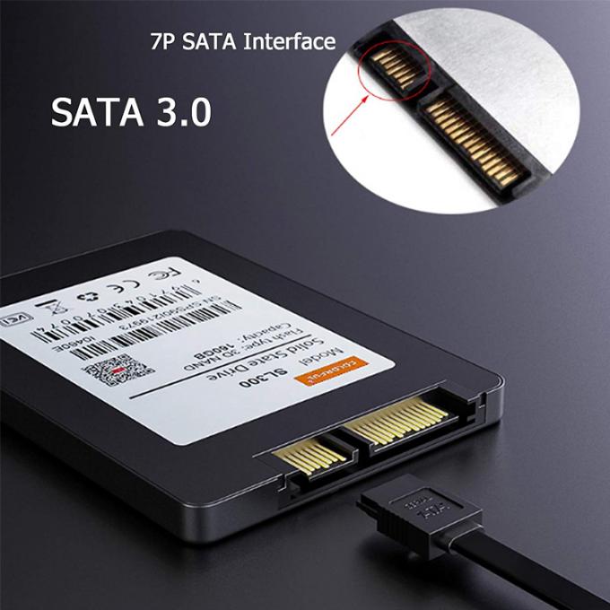 고속 6Gbps 데이터 레이트 하드 디스크 HDD SSD를 위한 Sata 전원 케이블 8