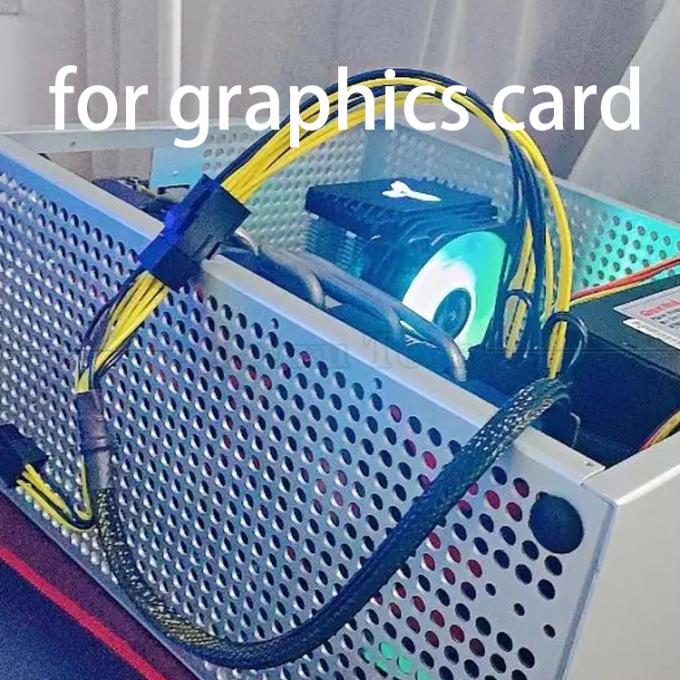 18AWG 순수 쿠퍼 스플리터 6 PIN 여성에서 듀얼 8 PIN 6+2 남성 GPU 그래픽 카드용 PCI 익스프레스 PCIe 케이블 6
