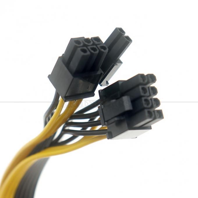 PCIe 8 핀 남성에서 듀얼 8 핀 여성 PCI 익스프레스 그래픽 비디오 카드 GPU 스플리터 전원 어댑터 케이블 2
